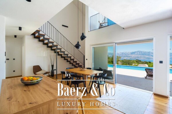 photo 11 Brač, Škrip, luxury villa with pool + building plot 1000 m2 with project