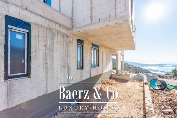 photo 2 Seget, a modern villa with a panoramic view of the sea