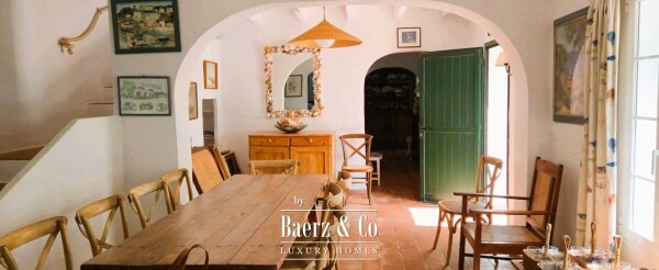 photo 2 SPECTACULAR MENORCAN VILLA FACING THE SEA IN THE BAY OF FORNELLS, MENORCA