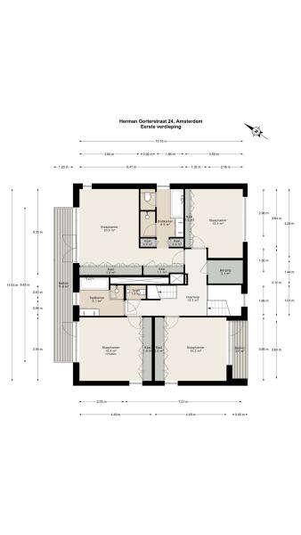 Floor Plan 3 - Herman Gorterstraat 24