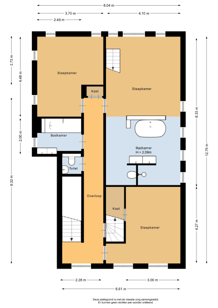 Floor Plan 3 - Schadewijkstraat 29