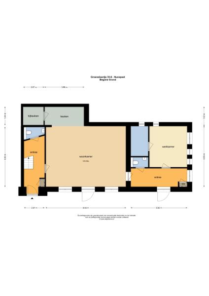 Floor Plan 1 - Groenelaantje 35 g