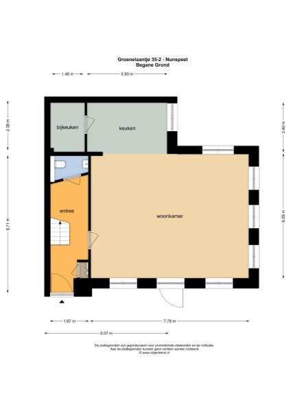 Floor Plan 1 - Groenelaantje 35 b