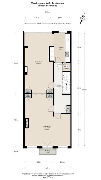 Floor Plan 5 - Vossiusstraat 44 2