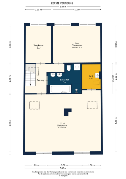 Floor Plan 3 - Kruisstraat 20