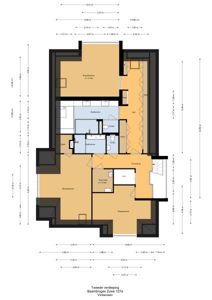 Floor Plan 3 - Baambrugse Zuwe 127 A