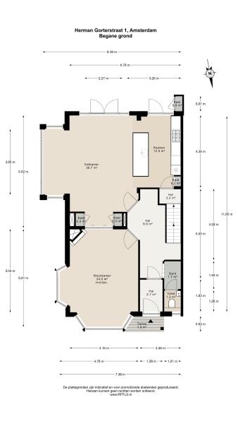 Floor Plan 1 - Herman Gorterstraat 1
