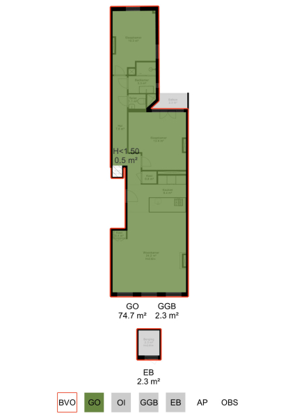 Floor Plan 5 - Blasiusstraat 34 2