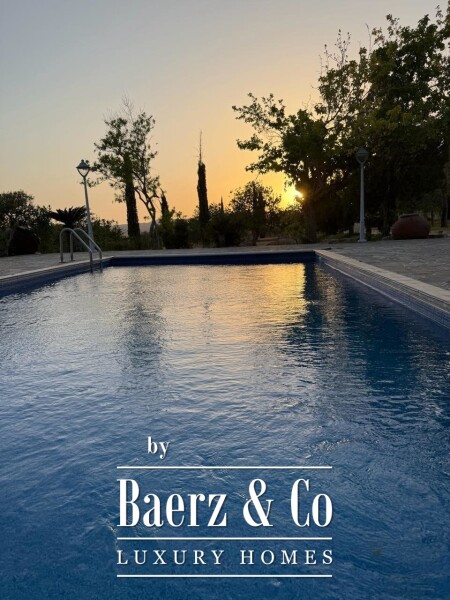 photo 5 Private Stone Villa on Expansive Land with Panoramic Views & Sunset Pool Retreat