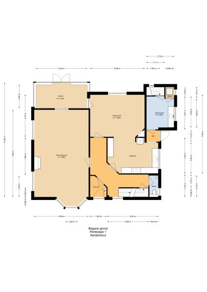 Floor Plan 1 - Pentislaan 1