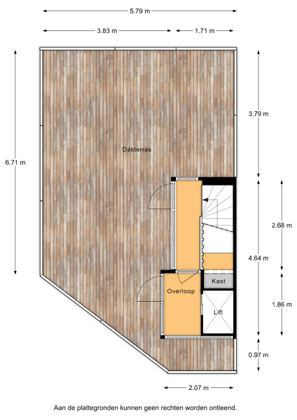 Floor Plan 5 - Jacob Obrechtstraat 9 1