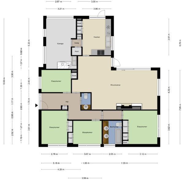 Floor Plan 1 - Cornelis van Foreestlaan 11
