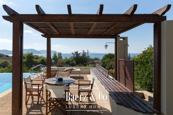 photo 2 Seaside Villa in Anavyssos | Private Pool, Sea Views, Steps from the Beach