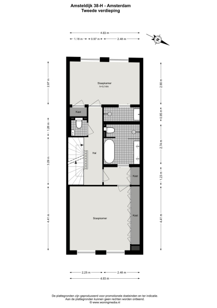 Floor Plan 7 - Amsteldijk 38 H